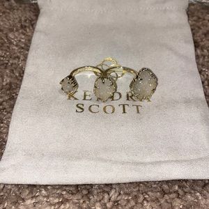 Kendra Scott Naomi iridescent drusy ring